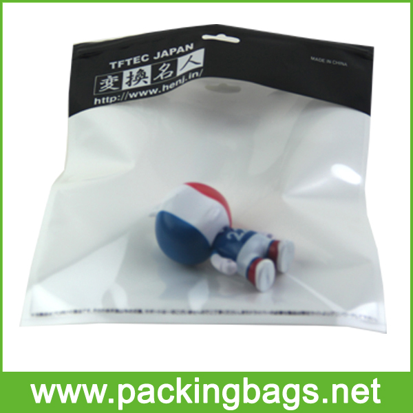 China Made Plastic Zipper Clear Bags