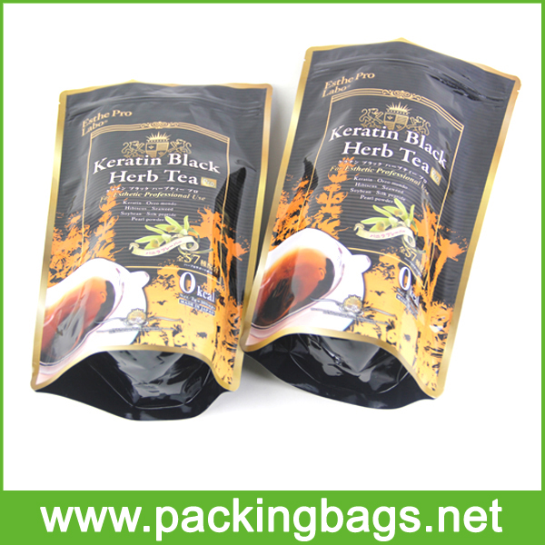 bottom gusset tea packaging supplier