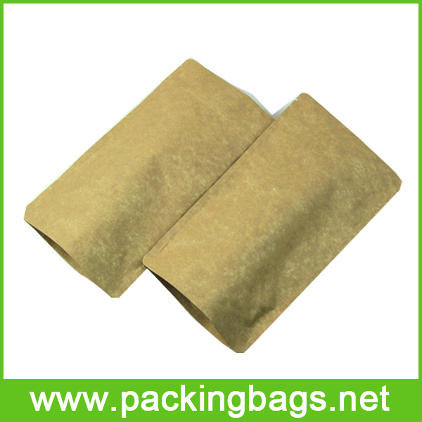 Stand Up Foil Brown Paper Bag Manufacturer