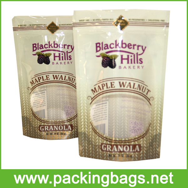 customized stand up pouches for food supplier