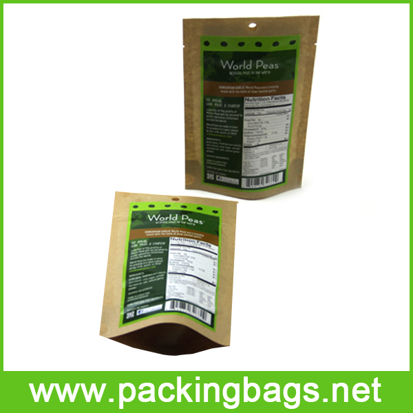 Stand Up Paper Bags Packaging with Tag